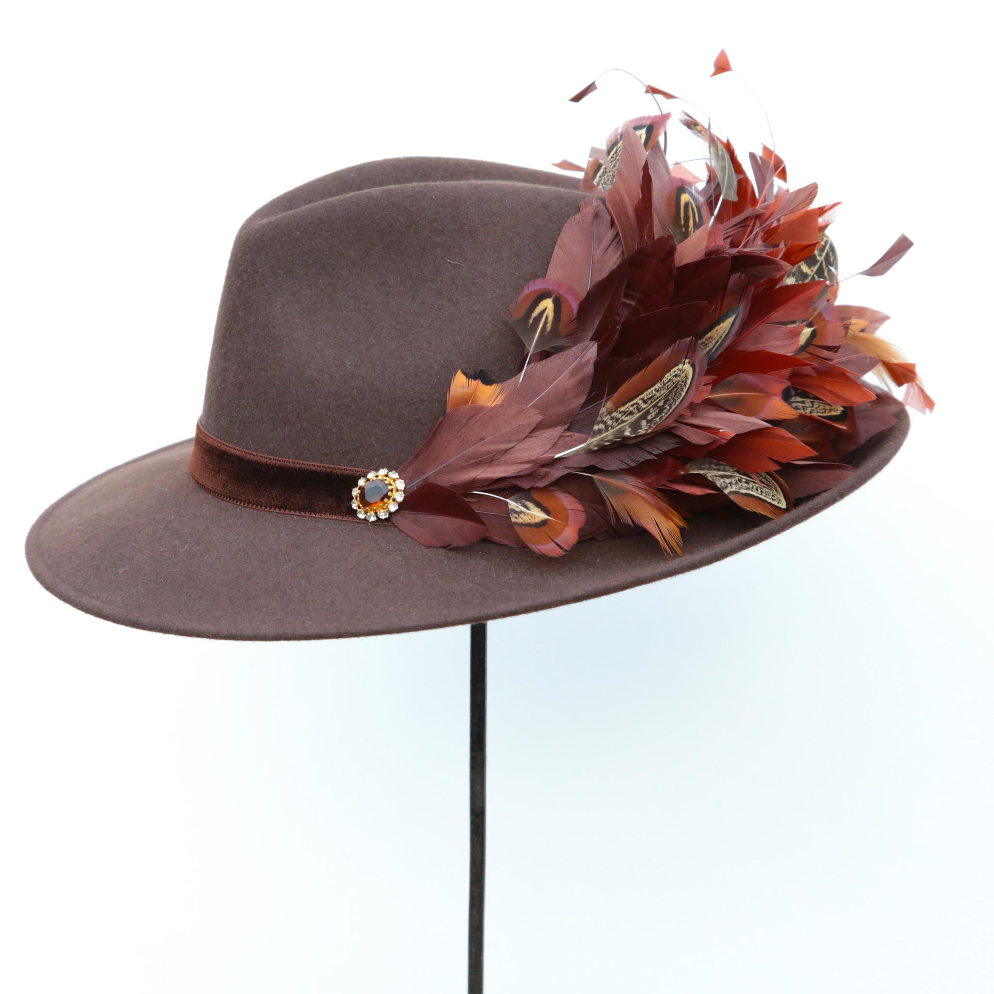 Chocolate Pheasant Trilby