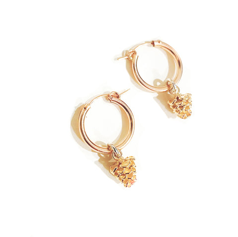 Pine Cone Hoops