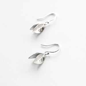 Silver Duo Leaf Hooks